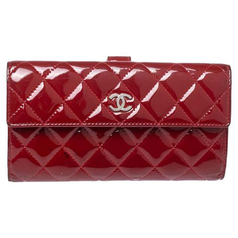 patent leather chanel|chanel patent leather wallet.